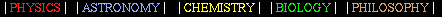 Chat Rooms -Navigational Bar